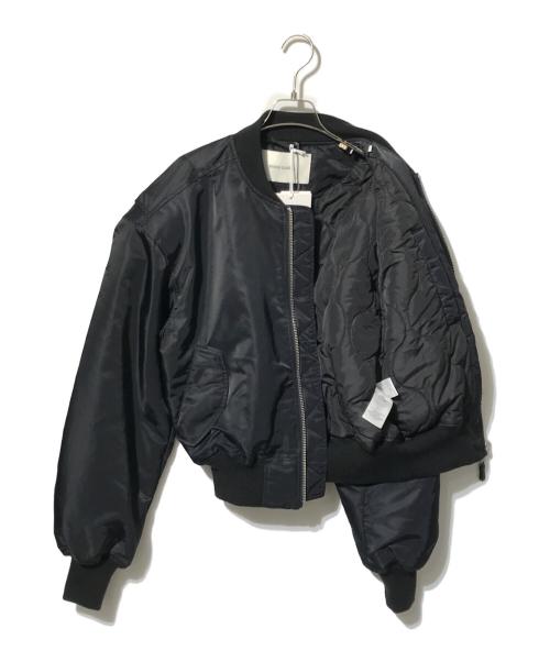 entire studios（エンタイアスタジオ）entire studios (エンタイアスタジオ) CROPPED BROAD BOMBER ブラック サイズ:XSの古着・服飾アイテム