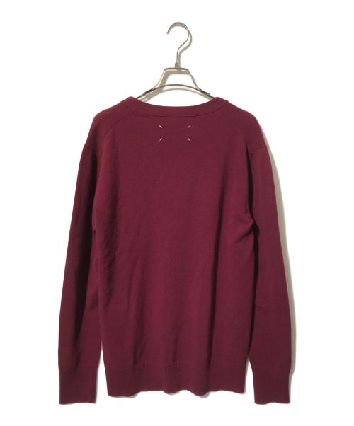 Maison Margiela（メゾンマルジェラ）Maison Margiela (メゾンマルジェラ) ウールカーディガン レッド サイズ:Sの古着・服飾アイテム