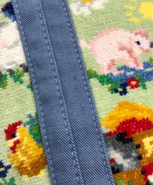 FEILER（フェイラー）FEILER (フェイラー) インザファーム リバーシブルバッグ グリーンの古着・服飾アイテム