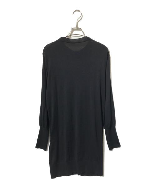 FOXEY（フォクシー）FOXEY (フォクシー) カシミヤシルクロングカーディガン ブラック サイズ:FREEの古着・服飾アイテム