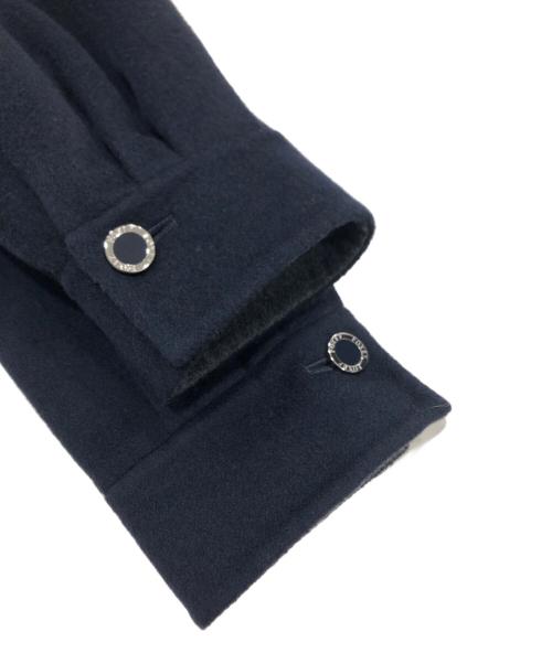 FOXEY BOUTIQUE（フォクシー ブティック）FOXEY BOUTIQUE (フォクシー ブティック) カシミヤジッパーフーディージャケット ネイビー サイズ:38の古着・服飾アイテム
