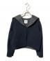 FOXEY BOUTIQUE（フォクシー ブティック）の古着「カシミヤジッパーフーディージャケット」｜ネイビー