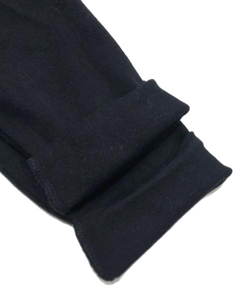 LARDINI（ラルディーニ）LARDINI (ラルディーニ) コットンミラノリブソリッドニットジャケット ブラック サイズ:Mの古着・服飾アイテム