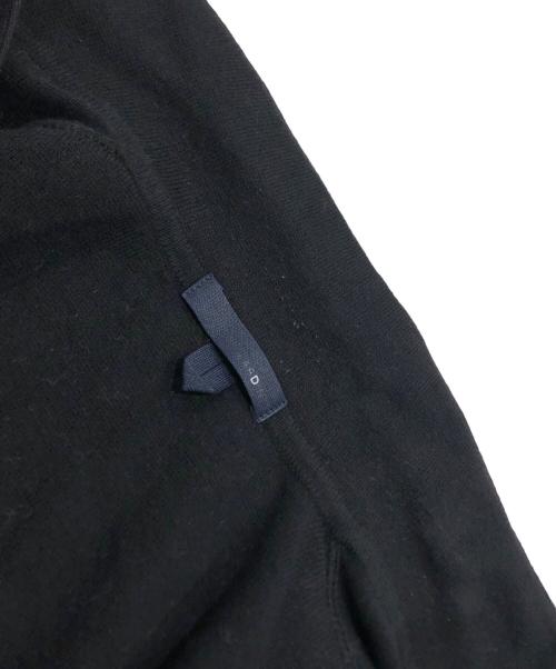 LARDINI（ラルディーニ）LARDINI (ラルディーニ) コットンミラノリブソリッドニットジャケット ブラック サイズ:Mの古着・服飾アイテム