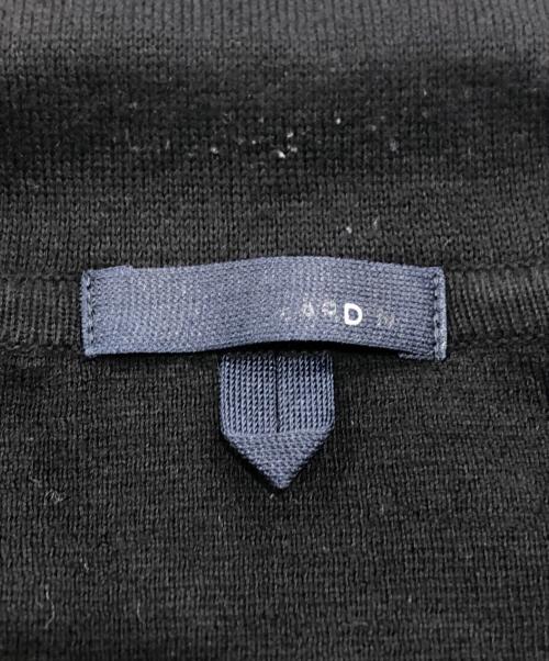 LARDINI（ラルディーニ）LARDINI (ラルディーニ) コットンミラノリブソリッドニットジャケット ブラック サイズ:Mの古着・服飾アイテム