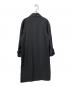 COMME des GARCONS HOMME (コムデギャルソン オム) ウールギャバステンカラーコート ブラック サイズ:S：60000円