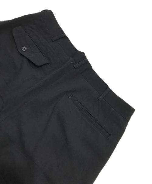 COMME des GARCONS HOMME（コムデギャルソン オム）COMME des GARCONS HOMME (コムデギャルソン オム) ウールスラックス ブラック サイズ:Mの古着・服飾アイテム