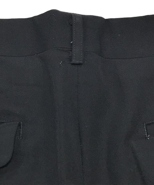 COMME des GARCONS HOMME（コムデギャルソン オム）COMME des GARCONS HOMME (コムデギャルソン オム) ウールスラックス ブラック サイズ:Mの古着・服飾アイテム