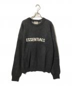 ESSENTIALSエッセンシャルズ）の古着「厚手ニット」｜ブラック