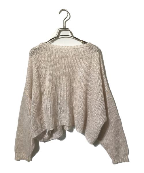 SUZUKI TAKAYUKI（スズキタカユキ）SUZUKI TAKAYUKI (スズキタカユキ) モヘヤシルクニット ベージュ サイズ:FREEの古着・服飾アイテム