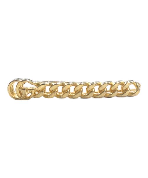 GUCCI（グッチ）GUCCI (グッチ) GGインターロッキングヘアピン ゴールドカラーの古着・服飾アイテム