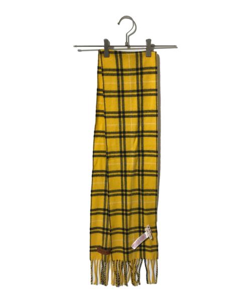 MARNI（マルニ）MARNI (マルニ) チェックマフラー イエローの古着・服飾アイテム