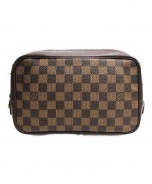 LOUIS VUITTON（ルイ ヴィトン）の古着「トゥルース・トワレット/ポーチ」｜ブラウン