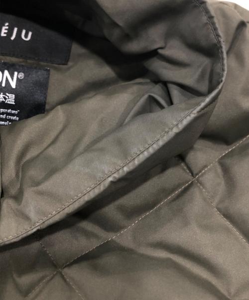 PHENNY（フィーニー）PHENNY (フィーニー) ナイロン タフタ パディング ブルゾン/ダウンジャケット ベージュ サイズ:２の古着・服飾アイテム