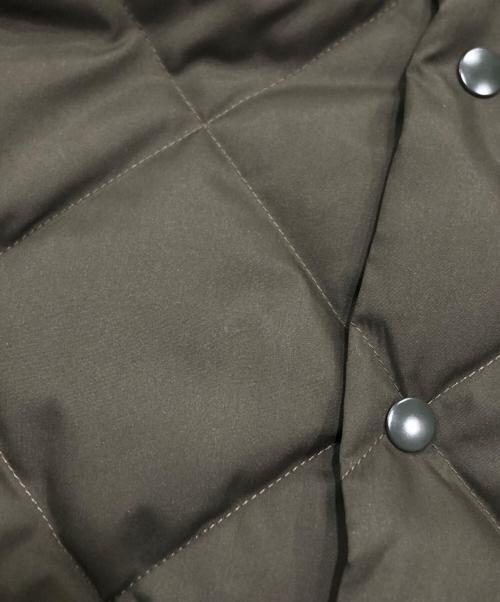 PHENNY（フィーニー）PHENNY (フィーニー) ナイロン タフタ パディング ブルゾン/ダウンジャケット ベージュ サイズ:２の古着・服飾アイテム