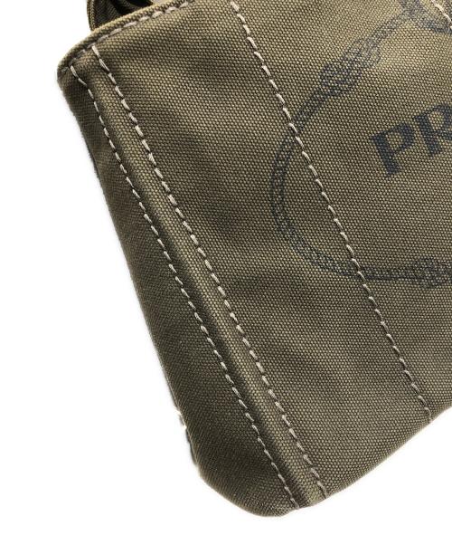 PRADA（プラダ）PRADA (プラダ) カナパミニトートバッグ グリーンの古着・服飾アイテム