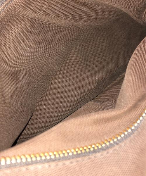 PRADA（プラダ）PRADA (プラダ) カナパロゴジャガード2WAYバッグ ブラウンの古着・服飾アイテム