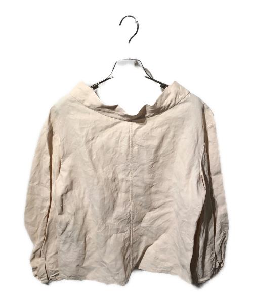 JIL SANDER（ジルサンダー）JIL SANDER (ジルサンダー) リネンブラウス ピンク サイズ:36の古着・服飾アイテム