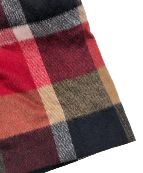BLUE LABEL CRESTBRIDGE（ブルーレーベルクレストブリッジ）BLUE LABEL CRESTBRIDGE (ブルーレーベルクレストブリッジ) ハウスチェックブライト起毛コンビドレス/切替ワンピース ブラック サイズ:40の古着・服飾アイテム