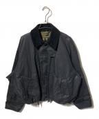 Barbour×KAPTAIN SUNSHINEバブアー×キャプテンサンシャイン）の古着「別注SHORT TRANSPORT JACKET/ブルゾンジャケット」｜ブラック
