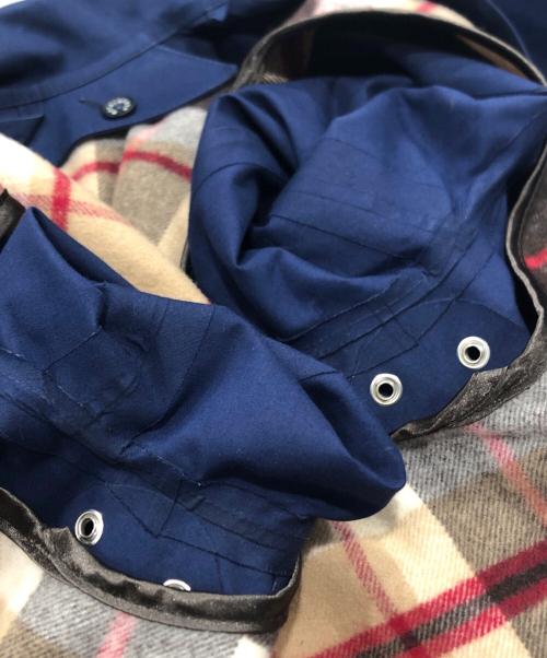 MACKINTOSH LONDON（マッキントッシュ ロンドン）MACKINTOSH LONDON (マッキントッシュ ロンドン) ライナー付きゴム引きコート ネイビー サイズ:40の古着・服飾アイテム