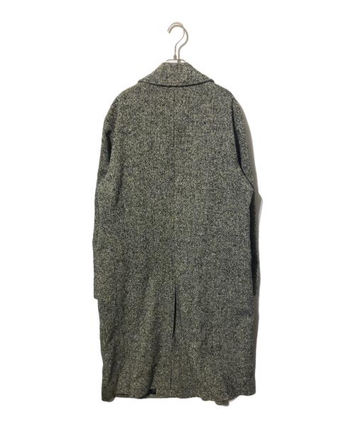 BOSS（ボス）BOSS (ボス) ツイードチェスターコート/ロングコート グレー サイズ:52の古着・服飾アイテム