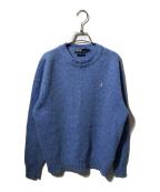 POLO RALPH LAURENポロ・ラルフローレン）の古着「ウールニット」｜ブルー