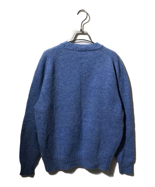 POLO RALPH LAUREN（ポロ・ラルフローレン）POLO RALPH LAUREN (ポロ・ラルフローレン) ウールニット ブルー サイズ:Mの古着・服飾アイテム