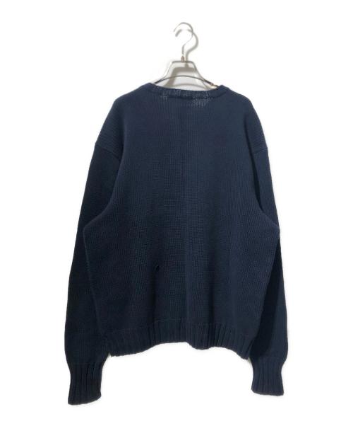 POLO RALPH LAUREN（ポロ・ラルフローレン）POLO RALPH LAUREN (ポロ・ラルフローレン) ポロベアニット ネイビー サイズ:Lの古着・服飾アイテム