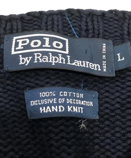 POLO RALPH LAUREN（ポロ・ラルフローレン）POLO RALPH LAUREN (ポロ・ラルフローレン) ポロベアニット ネイビー サイズ:Lの古着・服飾アイテム