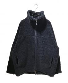 ETRE TOKYO（エトレトウキョウ）の古着「リバーシブルボアブルゾン」｜ネイビー
