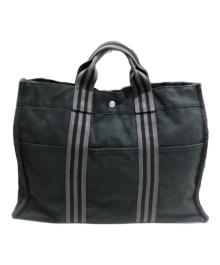 HERMES（エルメス）の古着「フールトゥＭＭ/ハンドバッグ」｜ネイビー