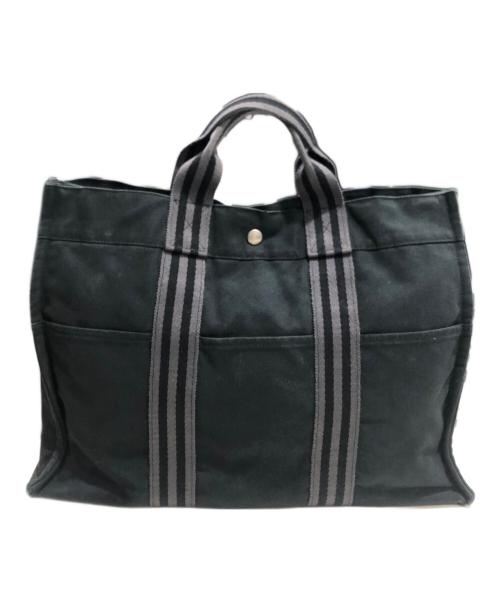 HERMES（エルメス）HERMES (エルメス) フールトゥＭＭ/ハンドバッグ ネイビーの古着・服飾アイテム