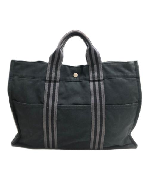 HERMES（エルメス）HERMES (エルメス) フールトゥＭＭ/ハンドバッグ ネイビーの古着・服飾アイテム