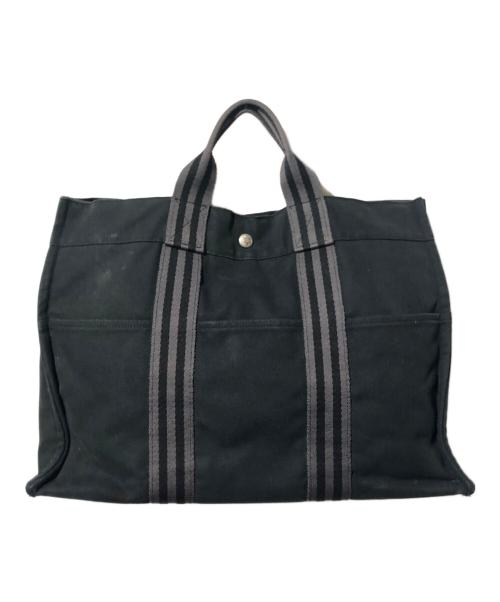 HERMES（エルメス）HERMES (エルメス) フールトゥＭＭ/ハンドバッグ ネイビーの古着・服飾アイテム