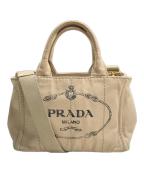 PRADAプラダ）の古着「カナパ2WAYバッグ」｜ベージュ
