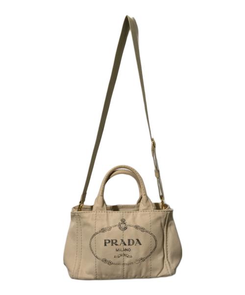 PRADA（プラダ）PRADA (プラダ) カナパ2WAYバッグ ベージュの古着・服飾アイテム