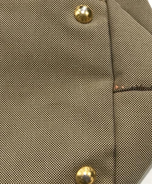 PRADA（プラダ）PRADA (プラダ) ロゴジャガード2WAYバッグ ブラウンの古着・服飾アイテム