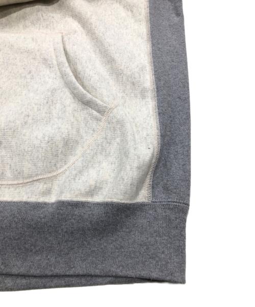 A vontade（アボンタージ）A vontade (アボンタージ) After Hoodie Parka/フード付きパーカー ベージュ×グレー サイズ:Sの古着・服飾アイテム