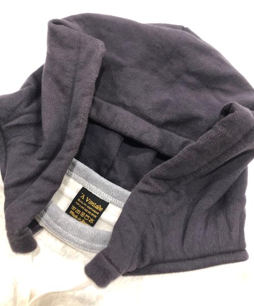 A vontade（アボンタージ）A vontade (アボンタージ) After Hoodie Parka/フード付きパーカー ベージュ×グレー サイズ:Sの古着・服飾アイテム