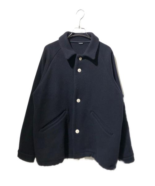 maillot（マイヨ）maillot (マイヨ) maillot mature double face beaver coach JK/ウール混ジャケット ネイビー サイズ:2の古着・服飾アイテム