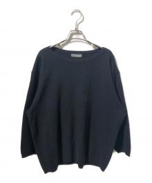 ISSEY MIYAKE（イッセイミヤケ）の古着「クルーネックニット」｜ブラック