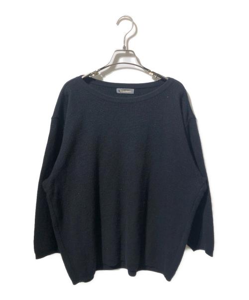 ISSEY MIYAKE（イッセイミヤケ）ISSEY MIYAKE (イッセイミヤケ) クルーネックニット ブラック サイズ:Mの古着・服飾アイテム