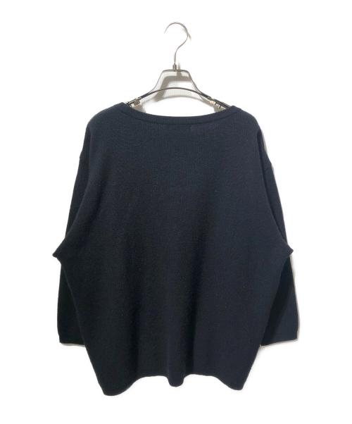 ISSEY MIYAKE（イッセイミヤケ）ISSEY MIYAKE (イッセイミヤケ) クルーネックニット ブラック サイズ:Mの古着・服飾アイテム