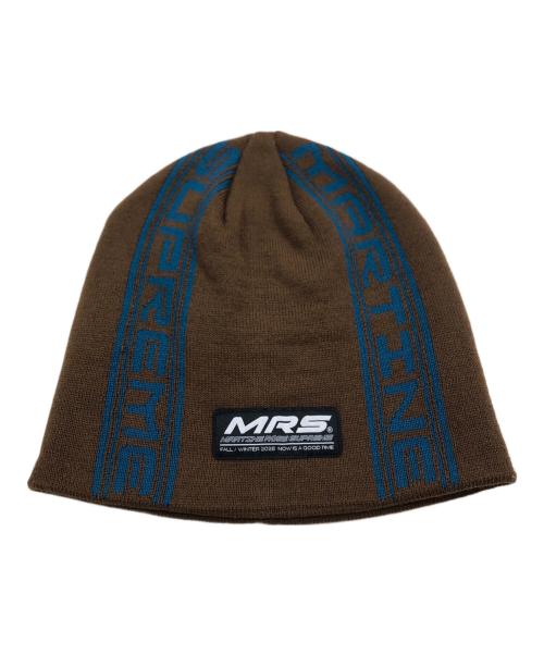 SUPREME（シュプリーム）Supreme (シュプリーム) Martine rose (マーティン・ローズ) Jacquard Beanie/ニットキャップ ブラウンの古着・服飾アイテム