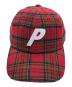 PALACE (パレス) 6-PANEL RED CHECK CAP/ロゴ入りキャップ レッド：10000円