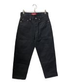 SUPREMEシュプリーム）の古着「Rigid Baggy Selvedge jean/デニムパンツ」｜ブラック
