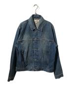 stussyステューシー）の古着「VINTAGE WASH DENIM TRUCKER JACKET/デニムジャケット」｜インディゴ