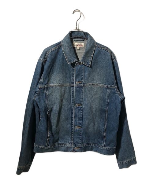 stussy（ステューシー）stussy (ステューシー) VINTAGE WASH DENIM TRUCKER JACKET/デニムジャケット インディゴ サイズ:Lの古着・服飾アイテム