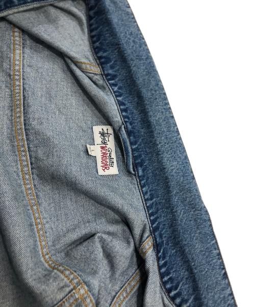 stussy（ステューシー）stussy (ステューシー) VINTAGE WASH DENIM TRUCKER JACKET/デニムジャケット インディゴ サイズ:Lの古着・服飾アイテム